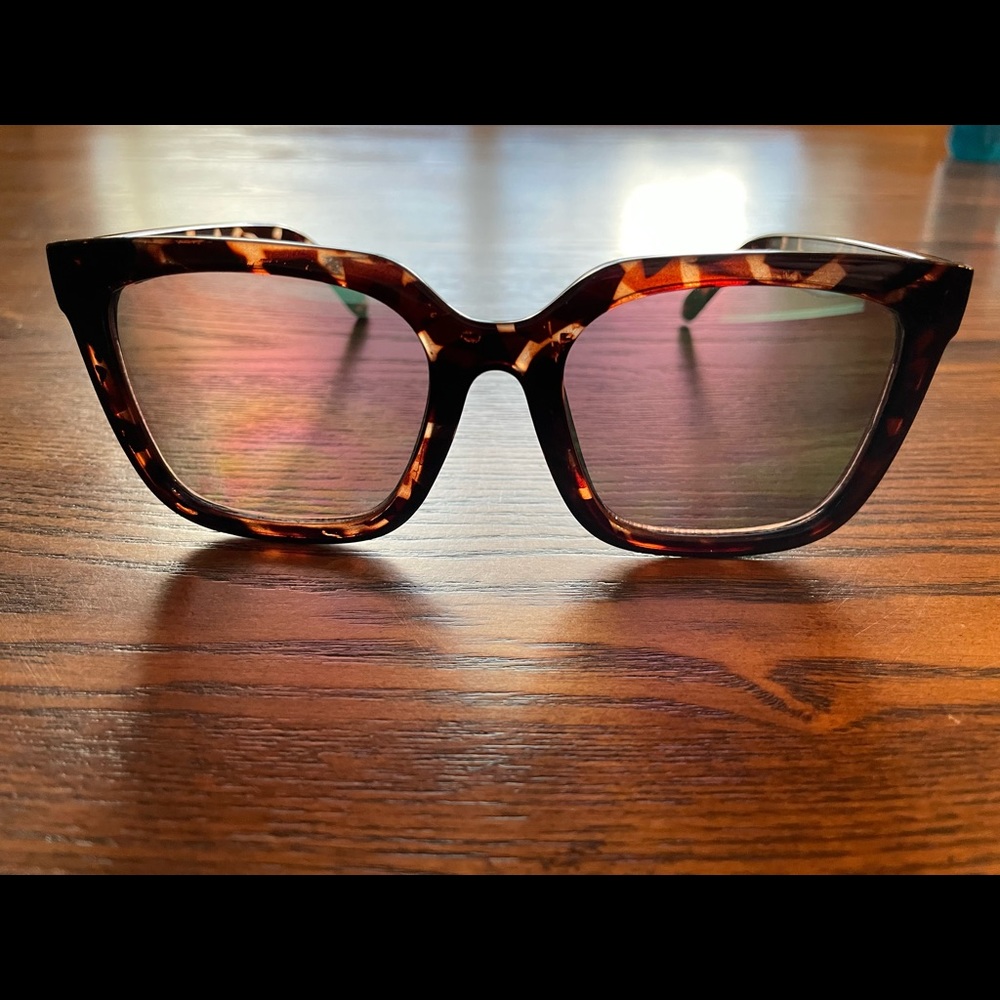 Quay Genesis Tortoise Reflective Sunglasses